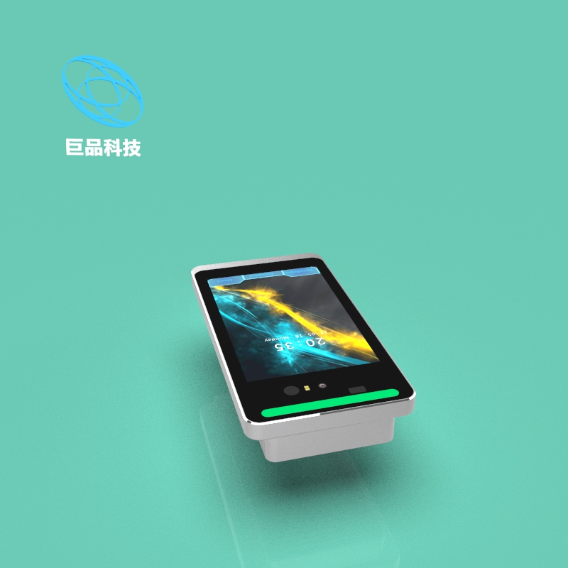 Tempered Glass Column Eye Scanner Attendance System 300cd Iris Scanner