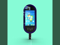 JP1815 Barrier-Mounted 8-Inch Linux-Based Face Recognition All-in-One Terminal 16:9 aspect ratio