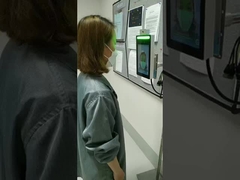 8-Inch Wall-Mounted Face Recognition Attendance System in a Manufacturing Plant