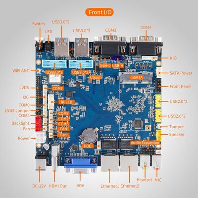 Buy UPC-3568 Intelligent Industrial Computing Mainboard 1-way tamper-proof control interface WiFi 6 online manufacture