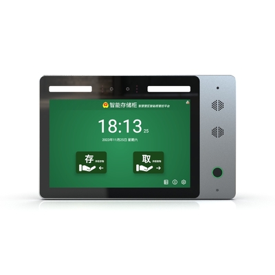 Buy JP1112 Horizontal Wall-Mounted Fingerprint & Face Recognition Visual Intercom Access Control Terminal 10.1-inch online manufacture