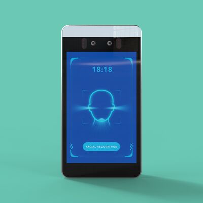 Buy Column Type Face Recognition Attendance Access Control Terminal Temperature Measurement online manufacture