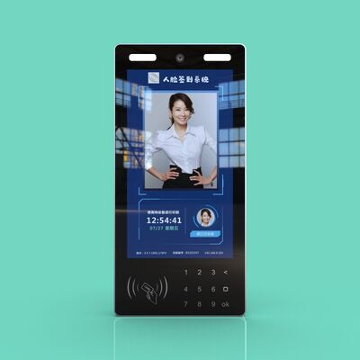 Buy Android IP54 Waterproof Face Recognition Terminal 5 Inch Wall Mounted Black + Silver online manufacture
