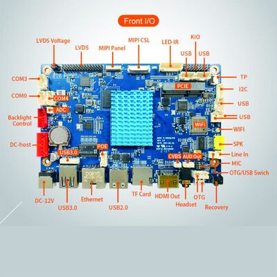 K-A311D Smart IoT Motherboard with 5T computing power 4GB of RAM and 128GB of storage