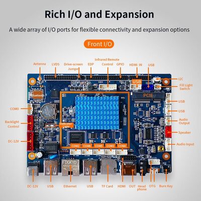 K2 Smart Vending Machine Board Rockchip RK3368 octa-core ARM A53 CPU 135mmx 93mm