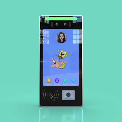 IP65 Waterproof Face Recognition Terminal 8 Inch Column Type Time Attendance Device