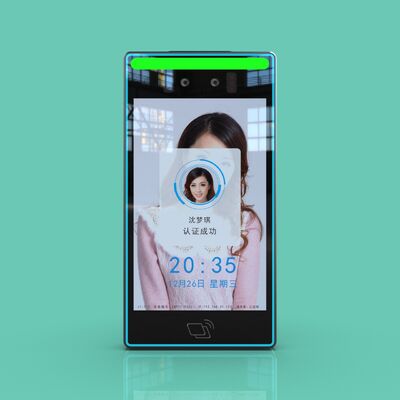 8 Inch Wall Mounted Face Recognition Access Control Terminal 12V 3A