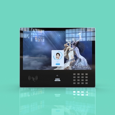JP2103 Landscape 21.5-Inch Biometric Face Scanner Access Control Device with Facial Recognition, Card Reading, and Password Authentication