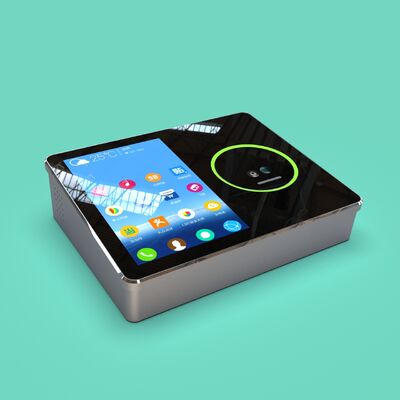 Column Type Facial Recognition With Thermal Camera Android Card 8 Inch  face access terminal